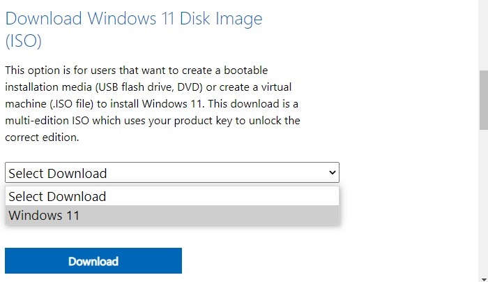 Windows11 Install Disk Image Iso
