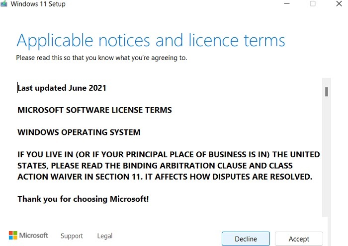 Windows11 Install Iso Another Legal Notice