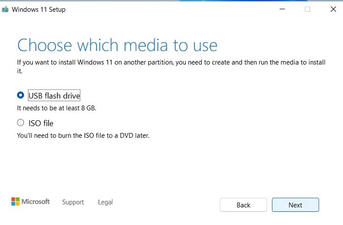 Windows11 Install Media Creation Usb Or Iso