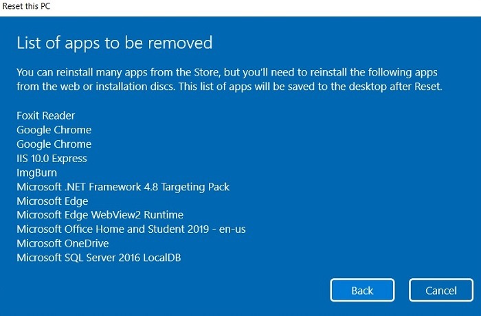 Windows11 Stuck Search Reset Apps To Be Removed