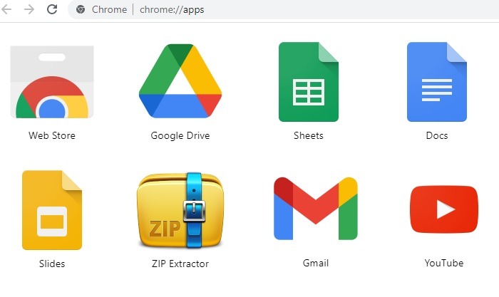 Zip Rar Google Drive Chrome Apps Added