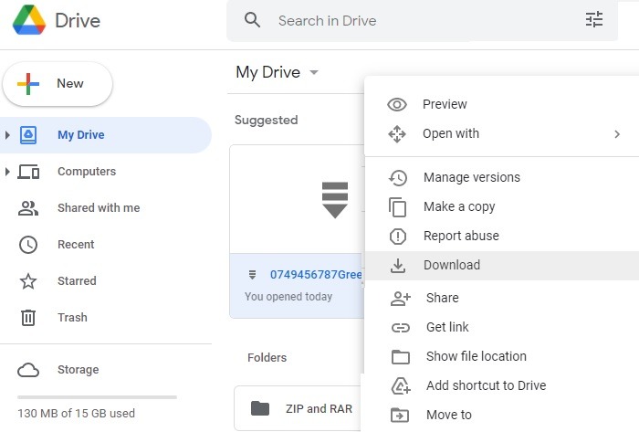 Zip Rar Google Drive Download Zip File