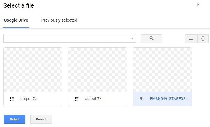 Zip Rar Google Drive Extract.me Select