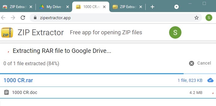 Zip Rar Google Drive Zip Extractor Extracting