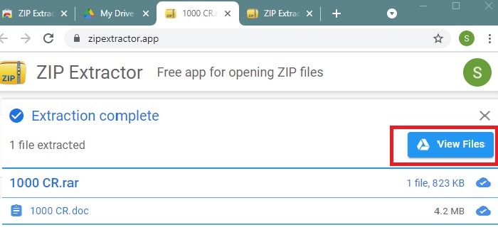 Zip Rar Google Drive Zip Extractor View Files