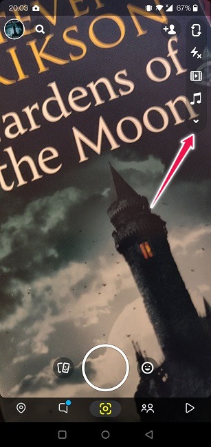 Create Boomerang Videos Snapchat Arrow