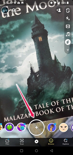 Create Boomerang Videos Snapchat Start Shooting