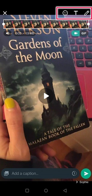 Create Boomerang Videos Whatsapp Editing Options