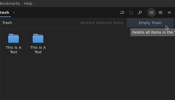 Deletefolder Emptytrash