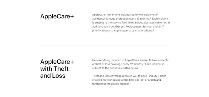Device Repairs Warranty Check Applecareplus Options