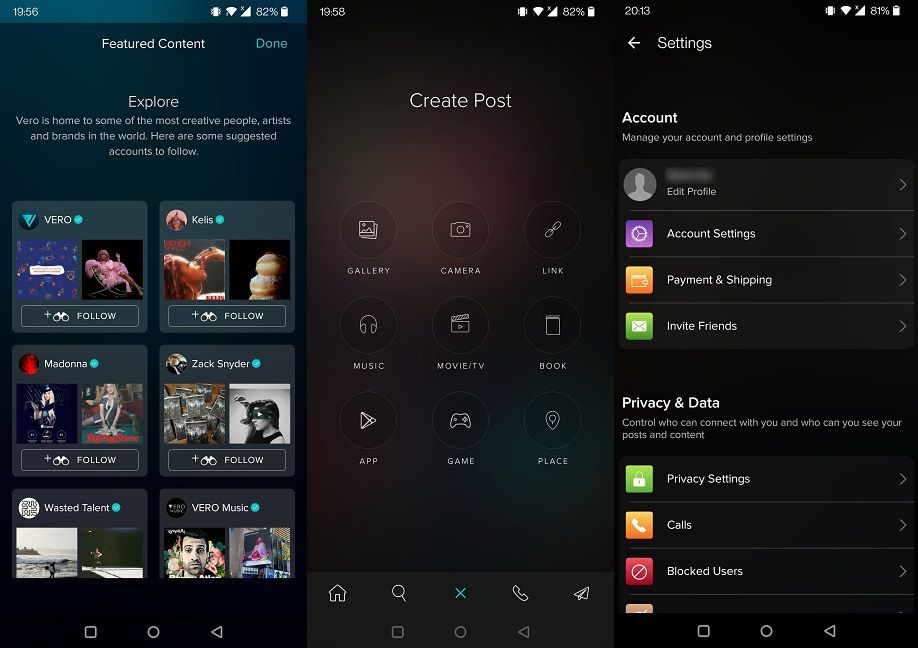 Facebook Alternatives Social Networks Vero