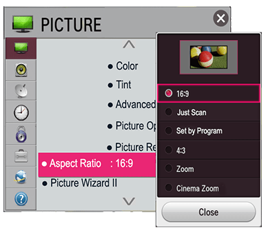 Fix Overscan Underscan Lg Tv