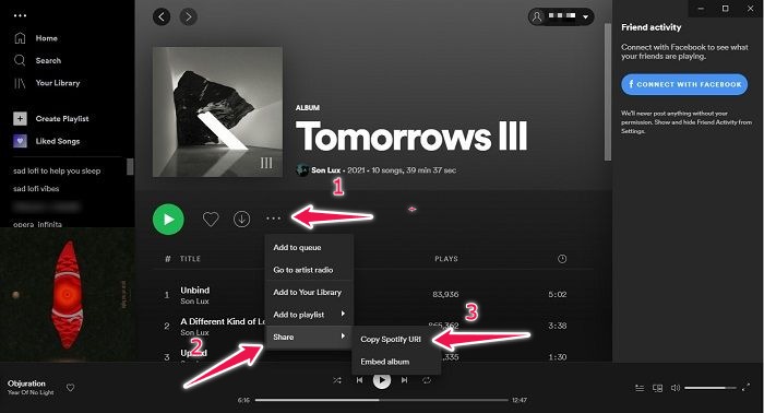 How To Create Spotify Codes Desktop Create Spotify Url Album
