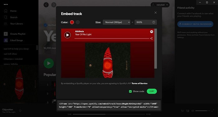 How To Create Spotify Codes Embed Code
