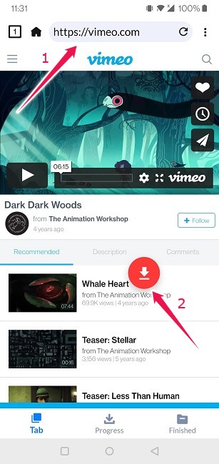 How To Download Any Video Screen Recorder Android Video Downloader Red Button