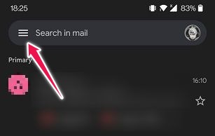 How To Read Yahoo Mail Any Email App Gmail App Hamburger Menu