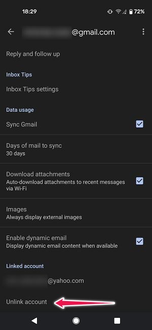 How To Read Yahoo Mail Any Email App Gmail App Unlink Account