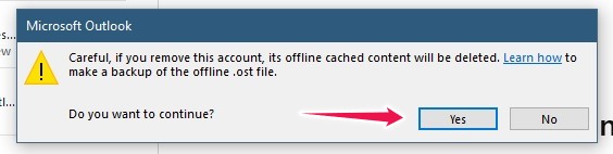 How To Read Yahoo Mail Any Email App Outlook 2016 Confirm Removal