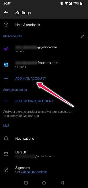 How To Read Yahoo Mail Any Email App Outlook Mobile Add New Account
