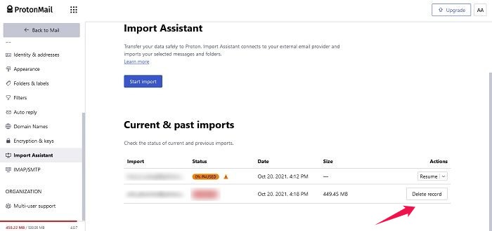 How To Read Yahoo Mail Any Email App Protonmail Delete Record