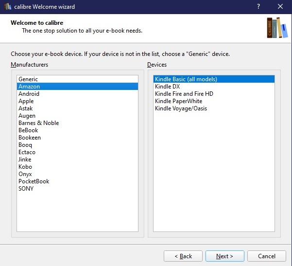How To Use Kindle Without An Amazon Account Calibre Device
