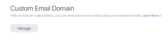 Icloud Mail Custom Domain Settings