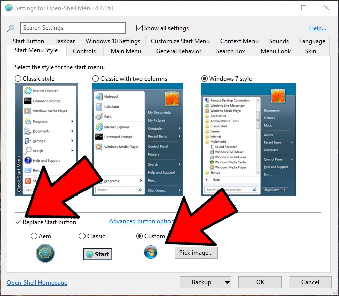 Make Windows 10 Look Like Windows 7 Replace Start Icon 1