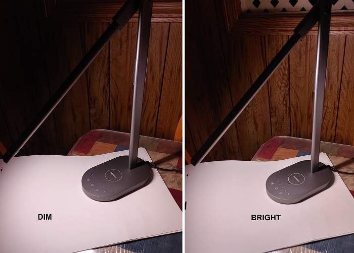 Momax Qled Desk Lamp Review Brightness
