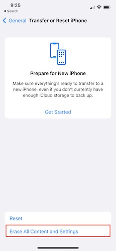 Move Data New Iphone Erase All