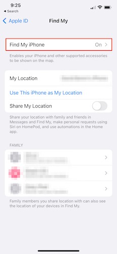 Move Data New Iphone Find My