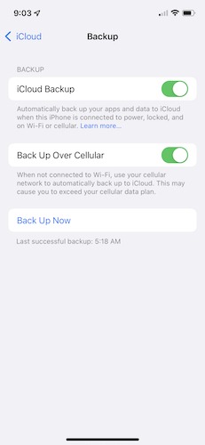 Move Data New Iphone Icloud Backup