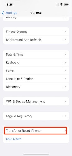 Move Data New Iphone Settings Transfer