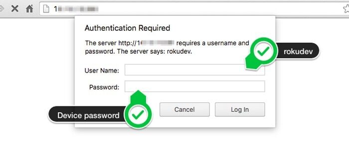 Roku Access Rokudev Ip