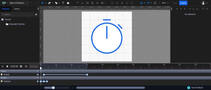 Svgator Main Interface