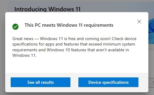 Things To Do Before And After Installing Windows 11 Pc Health Check Results