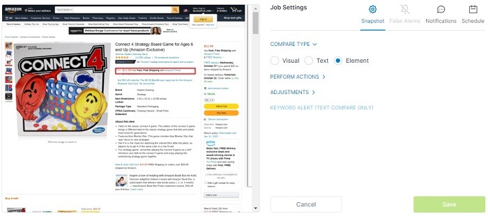 Visualping Review Element