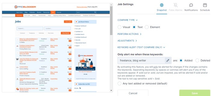 Visualping Review Text