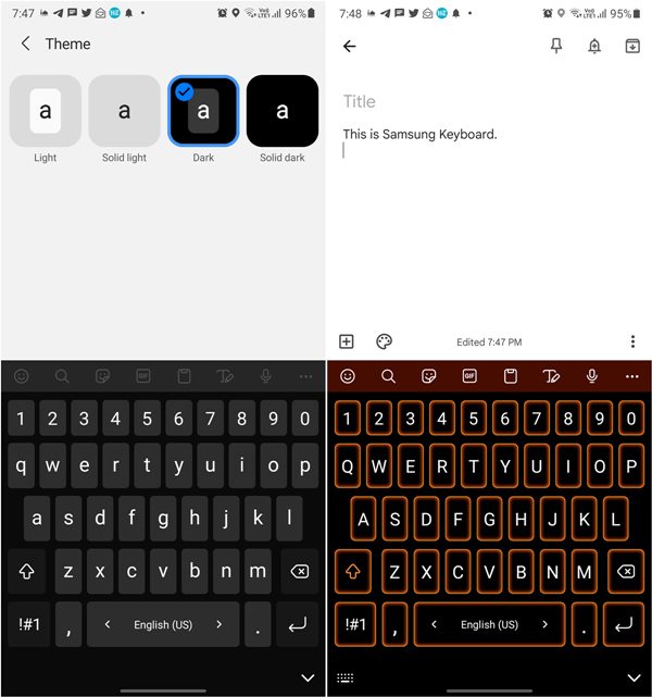 Gboard Vs Swiftkey Vs Samsung Keyboard Theme App