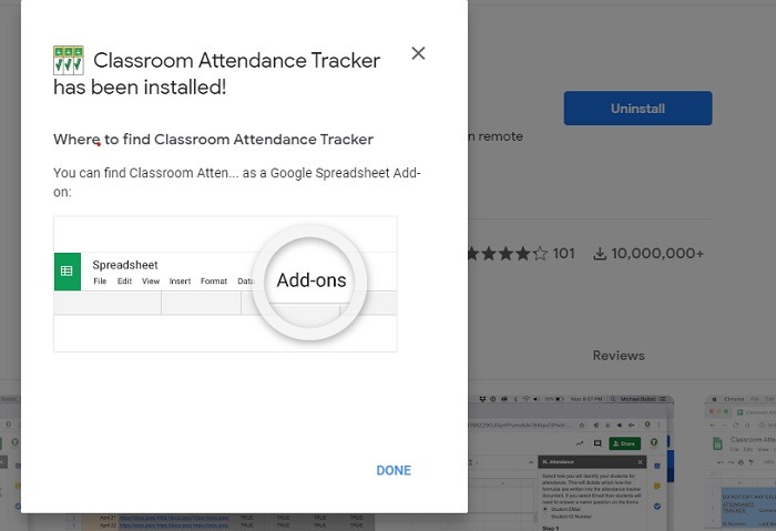Google Classroom Attendance Tracker