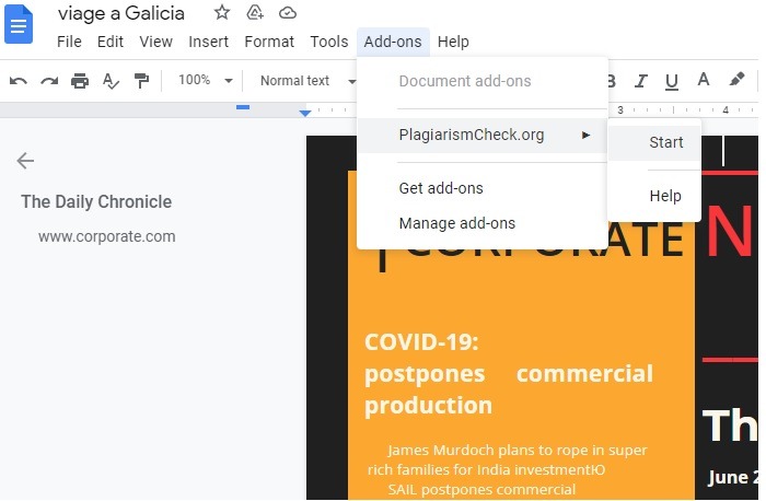 Google Classroom Plagiarism Check On Docs