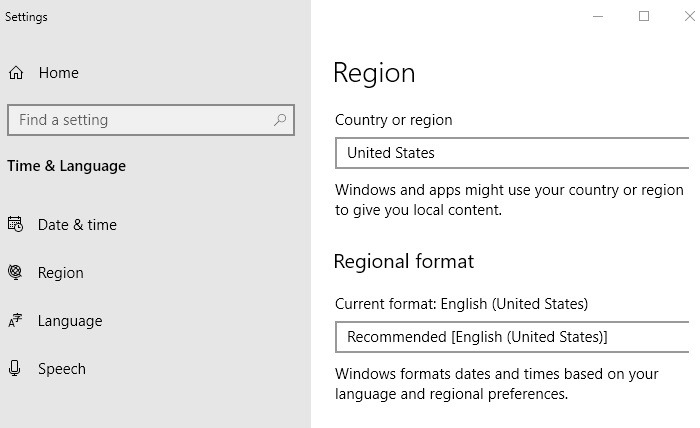 Google Play Windows11 Change Region