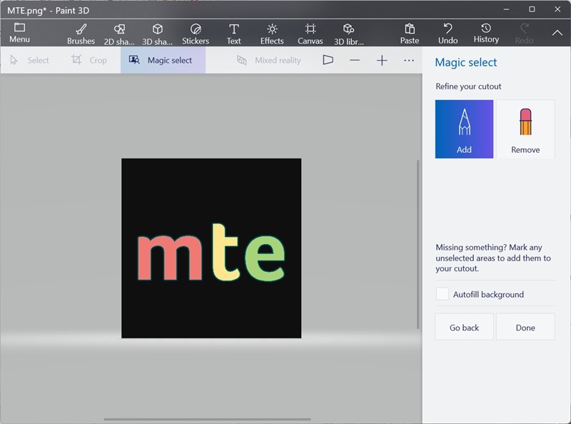 Make Image Transparent Background Paint 3d Selection Remove