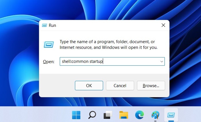 Start Up Folder Win11 Shell Common Startup