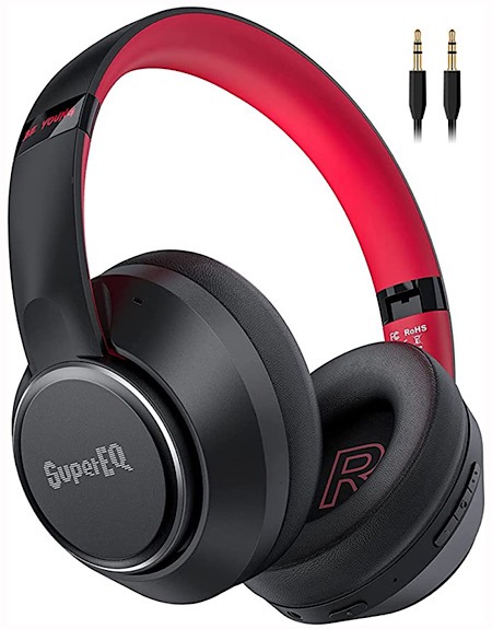 Supereq Headphones Black Friday Deal Red Black