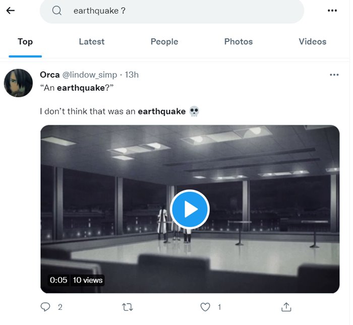 Twitter Search Advanced Question