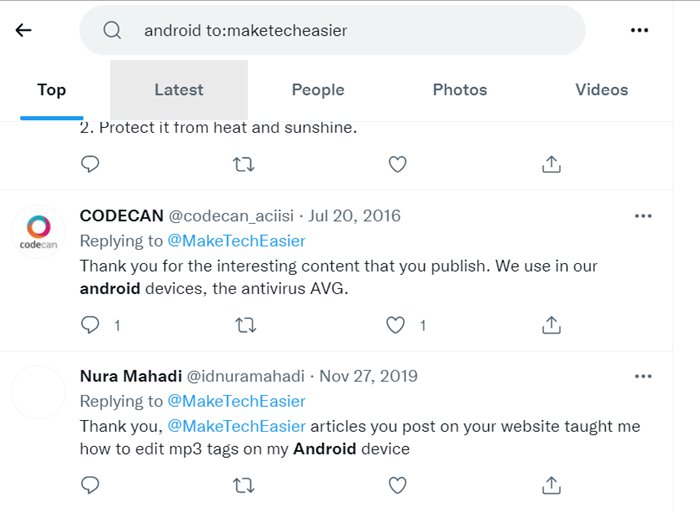 Twitter Search Advanced To Username