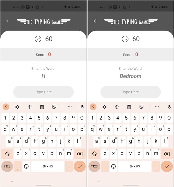 Typing Apps Android Typing Game Word
