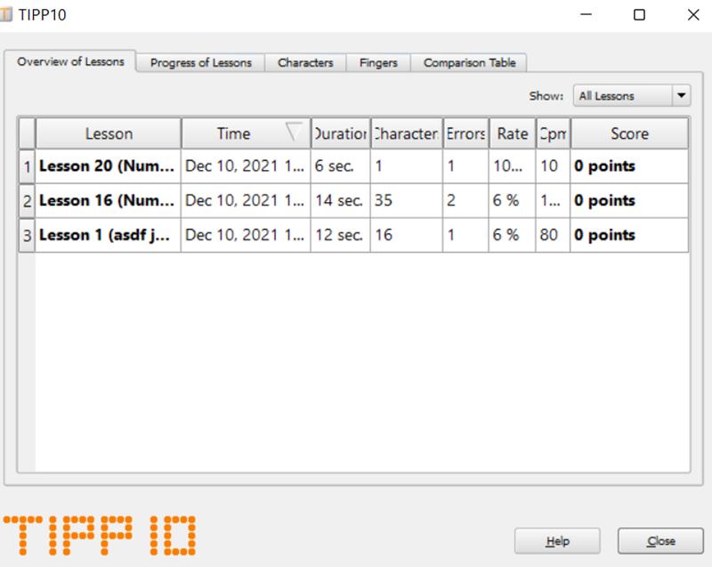 Typing Apps Pc Tip 10 Result