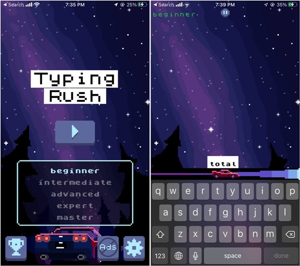 Typing Apps Ios Rush Car