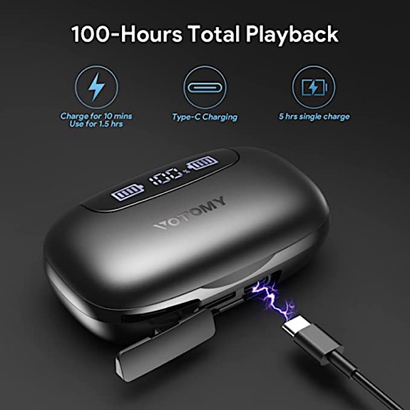 Votomy Solopods Earbuds 100 Hours